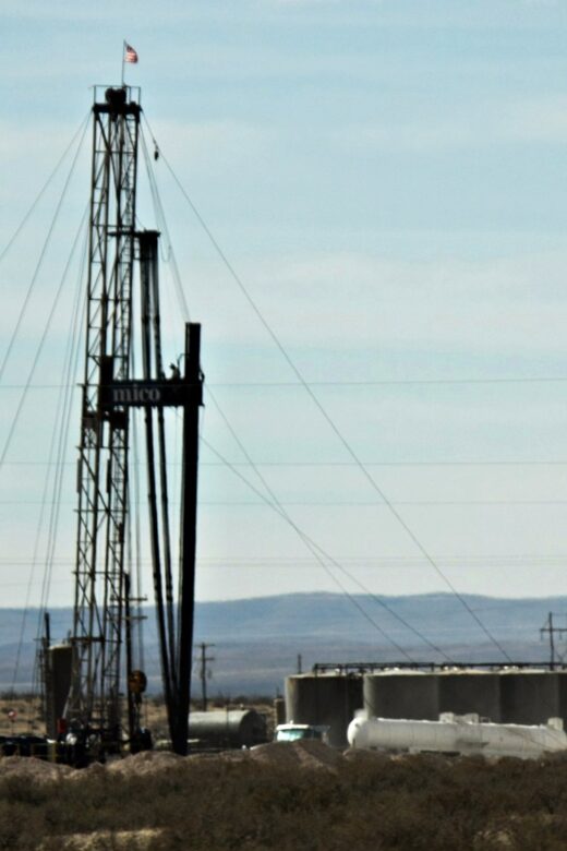 New Mexico oil rig - fracking