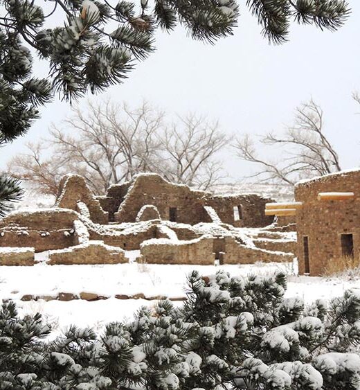 Aztec Ruins in Snow | NPS Photo